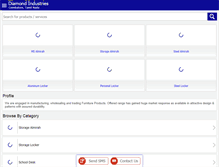 Tablet Screenshot of diamondfurniture.org